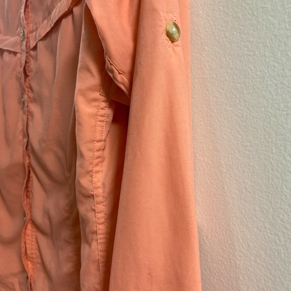 White Sierra Coral Button-Up Shirt - Picture 7 of 7